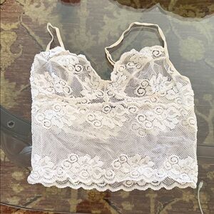 Cossabella Italy Elegant Lace Camisole in Cream size S
